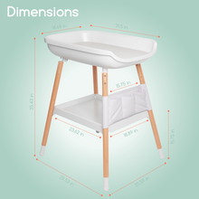 Load image into Gallery viewer, Deluxe Diaper Changing Table (Changing Pad Included)

