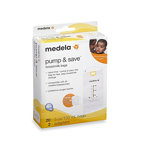 Medela Pump & Save Breastmilk Bags 20 ct