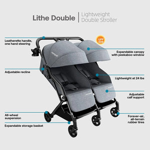 Lithe Double Stroller | Mompush