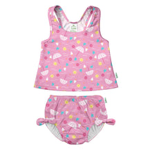 Load image into Gallery viewer, Bow Tankini w/built in Swim Diaper
