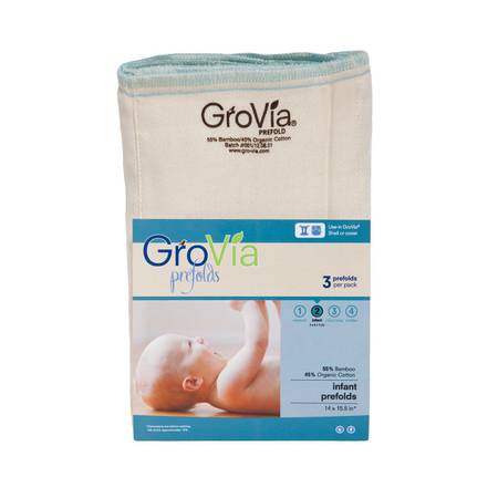 GroVia Prefold Cloth Diaper (3-pack)