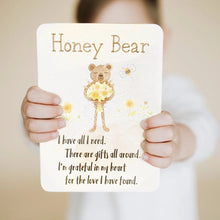 Load image into Gallery viewer, Honey Bear Snuggler - Gratitude
