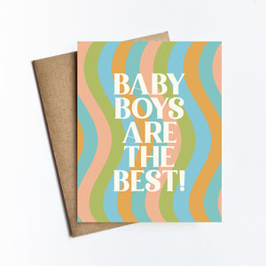 Baby Boys Best Card