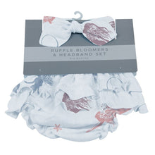 Load image into Gallery viewer, Newcastle Under the Sea Ruffle Bloomers &amp; Headband Set
