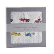 Newcastle Vintage Muscle Cars & Motorcycles Bamboo Blanket