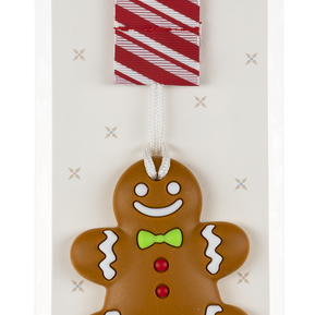 Gingerbread Silicone Teething Clip