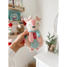 Load image into Gallery viewer, *NEW* Holiday Pink Reindeer Itzy Lovey™ Plush + Teether Toy
