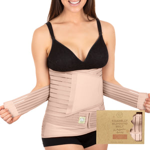 LELINTA Postpartum Girdle C-Section Recovery Belt Back Support Belly Wrap  Belly Band Shapewear 