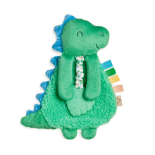 Load image into Gallery viewer, Itzy Lovey™ Green Dino Plush with Silicone Teether Toy
