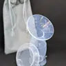 Silicone breast milk collector with bag