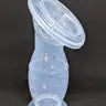 Silicone breast milk collector with bag