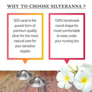 Silveranna® 925 Silver Nipple Shields