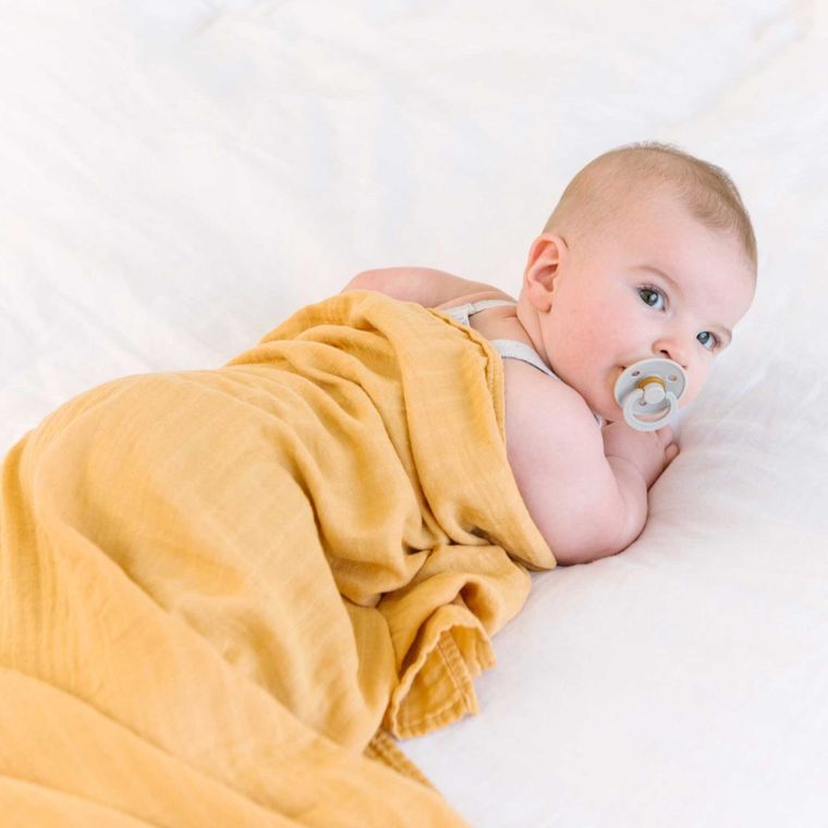 Mustard muslin outlet swaddle