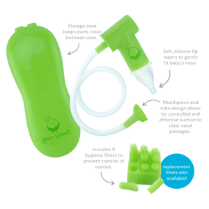 Sprout Ware® Nasal Aspirator made from Plants and Silicone