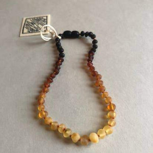 CanyonLeaf Raw Ombre Amber Necklace