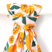 Load image into Gallery viewer, Dolly Lana Muslin Baby Swaddle - Oranges
