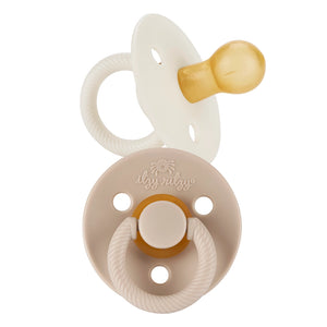 Itzy Soother Neutral Natural Rubber Pacifier Sets