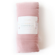 Load image into Gallery viewer, Dolly Lana Muslin Swaddle - Petal
