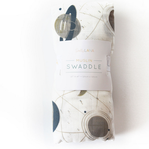 Dolly Lana Muslin Swaddle - Space