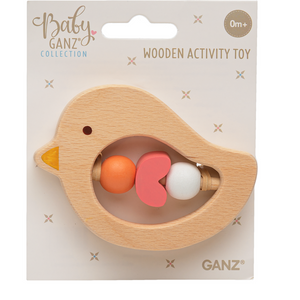 Wooden Bird Activity Toy
